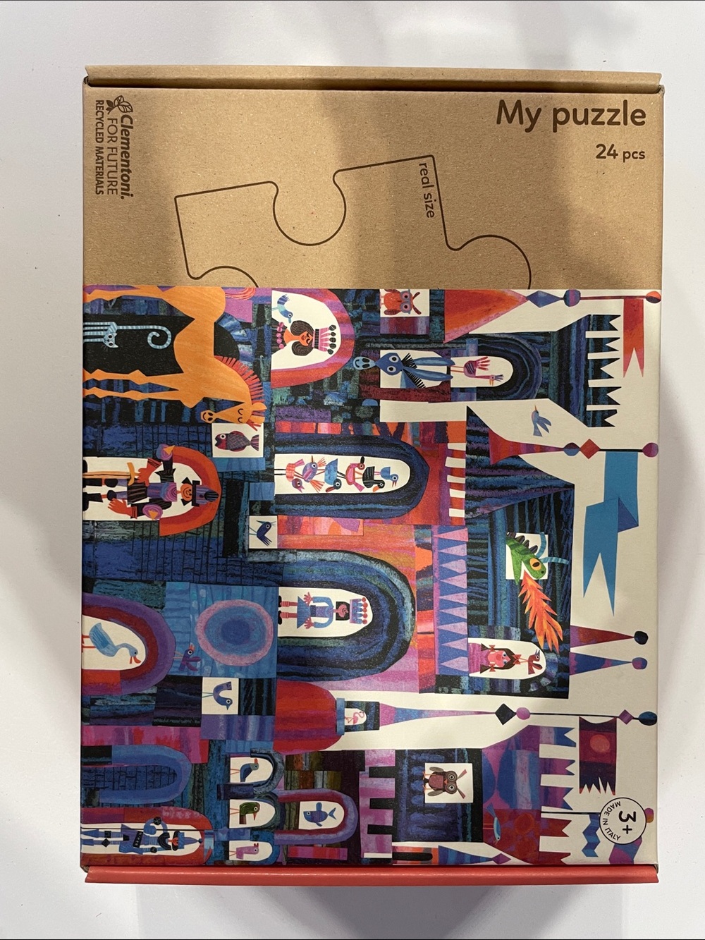 My puzzle 24 pcs - Colorful Castle Illustration